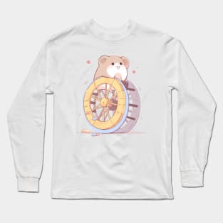 Hamster On A Roll Long Sleeve T-Shirt